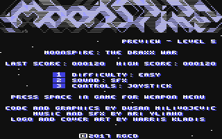 C64 GameBase Moonspire_-_The_Draxx_War_[Preview] [RGCD] 2017